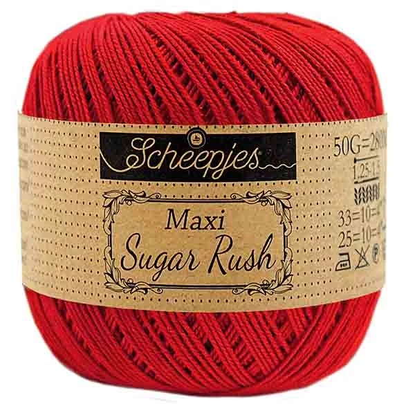 Scheepjes Maxi Sugar Rush 722 Red