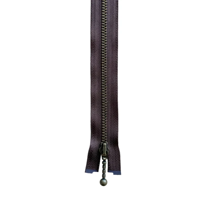 YKK Delbar Lynlås Antik Messing 4 mm 35 cm 570