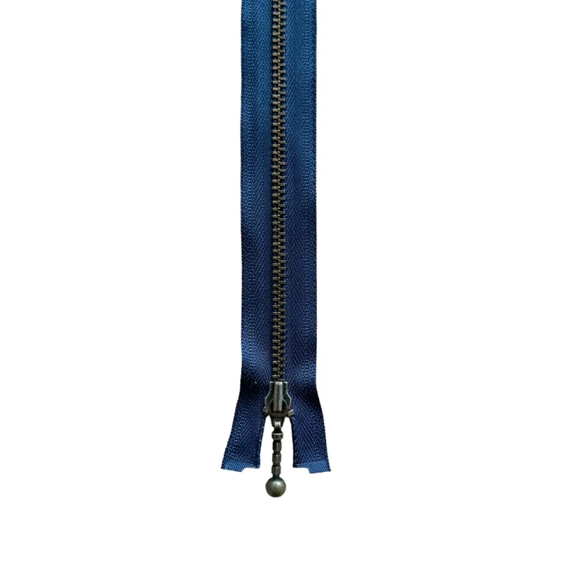YKK Delbar Lynlås Antik Messing 4 mm 35 cm 560
