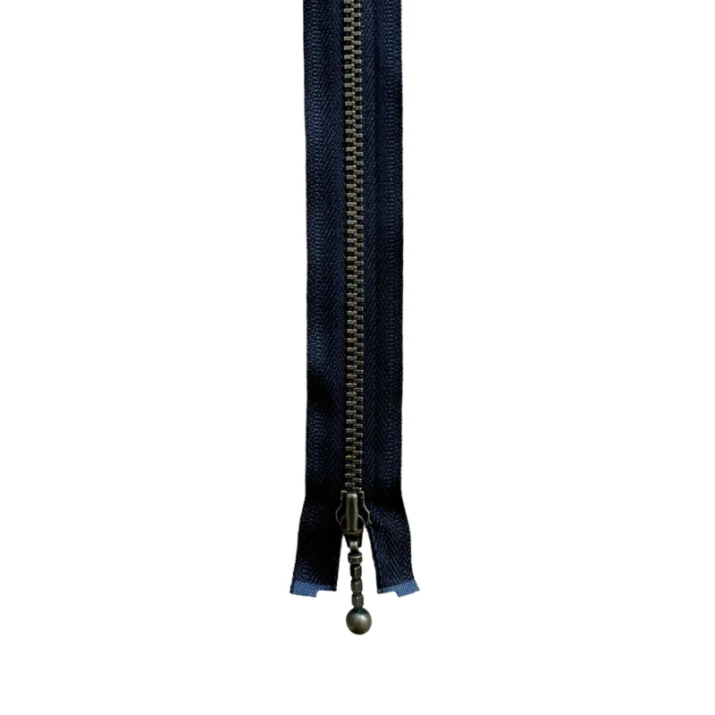 YKK Delbar Lynlås Antik Messing 4 mm 35 cm 580