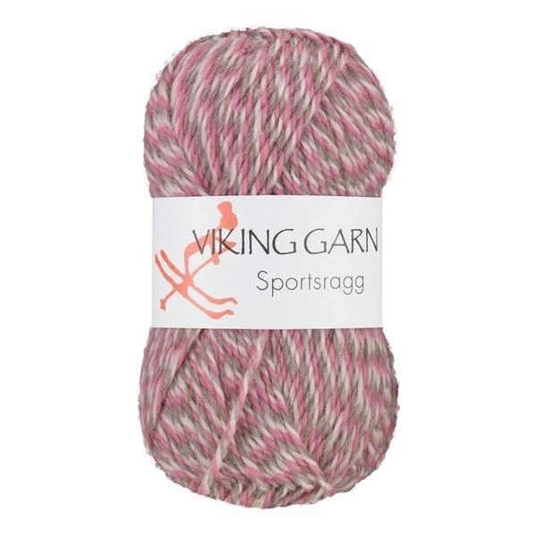Viking Sportsragg 584 Multi-hvid-beige-lyserød