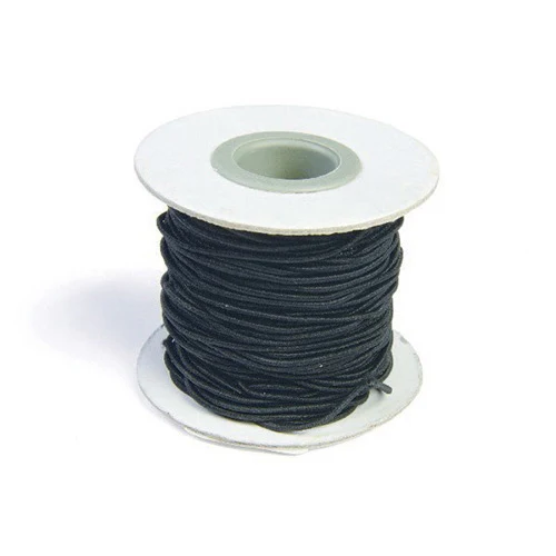 Elastiksnor 1,2mm x 25m 22 Sort