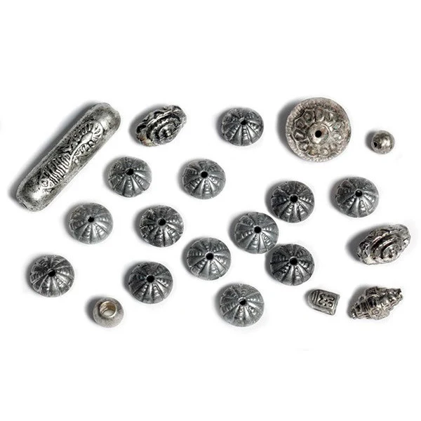 Craft Line Metal look Perler 25g Antik sølv