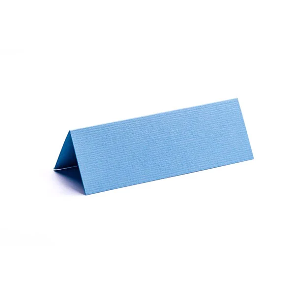 Paper Exclusive Bordkort, 240 g, 10 x 7 cm, Tekstureret, 10 stk Lyseblå