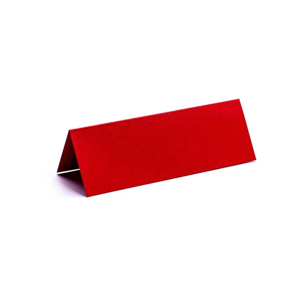Paper Exclusive Bordkort, 240 g, 10 x 7 cm, Tekstureret, 10 stk Rød