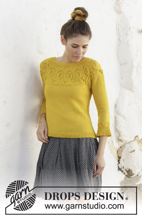 200-12 Summer Twinkle Sweater by DROPS Design