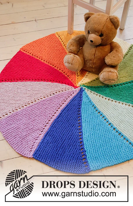 35-5 Colour Wheel Carpet by DROPS Design