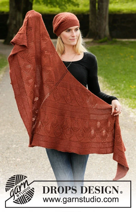 203-14 Lacey Laurels by DROPS Design