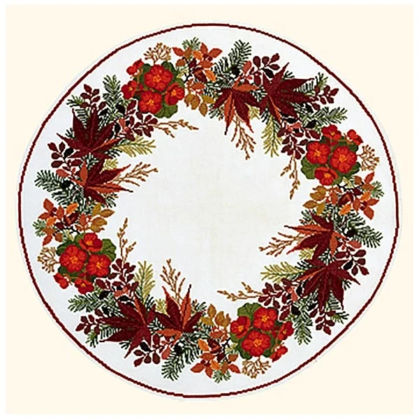 Broderikit Begonia Rød kant