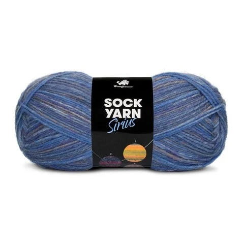 Mayflower Sock Yarn Universe Sirius 06 Blå/Kobolt/Skifer