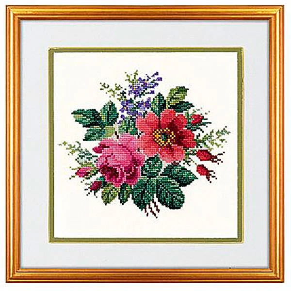 Broderikit Blomsterbuket