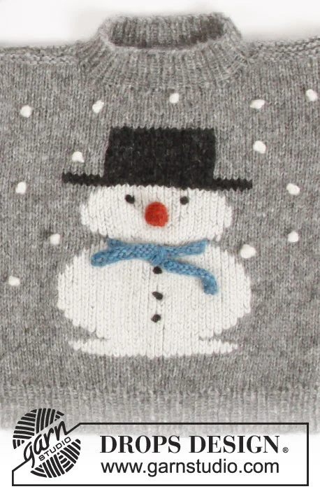 30-28 Frosty's Christmas Kids by DROPS Design