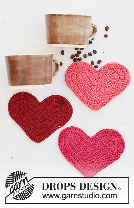 0-1511 Achy Breakfasty Heart by DROPS Design