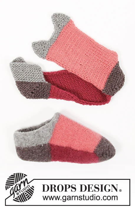 203-23 Sorbet Slippers by DROPS Design