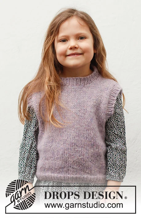 38-24 Lavender Smiles by DROPS Design