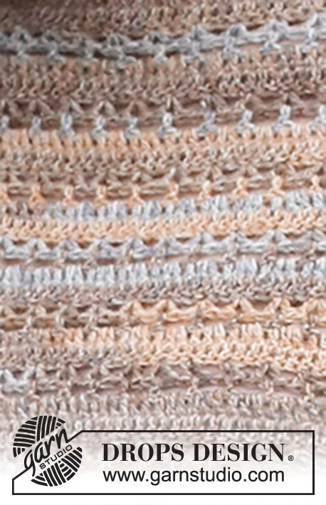 220-19 Rocky Trails Cardigan by DROPS Design