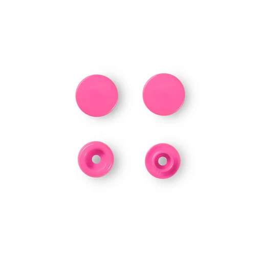 Prym Trykknapper i Plast, 30 Stk Pink