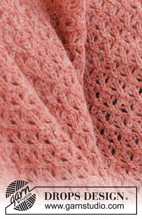39-7 Coral Barley by DROPS Design