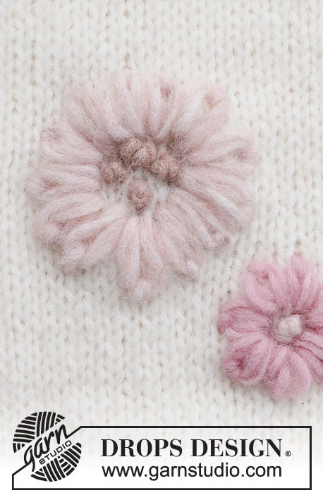 222-45 Playful Daisies by DROPS Design