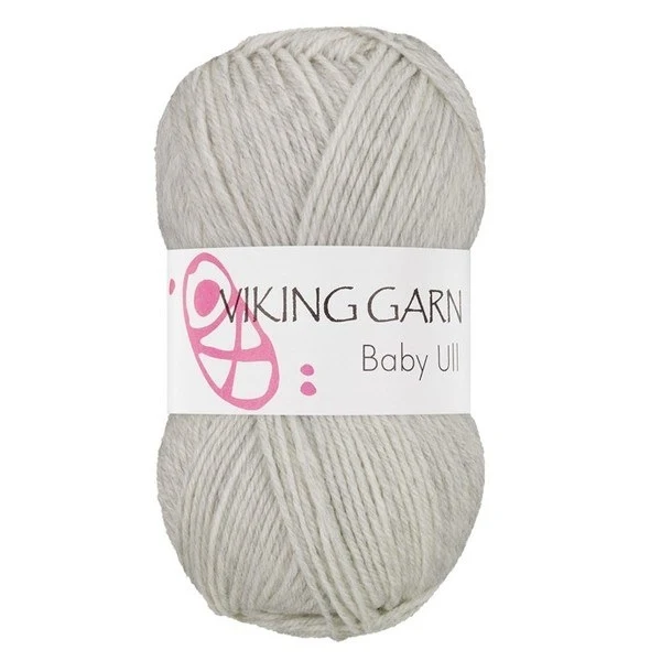 Viking Baby Ull 312 Perlegrå