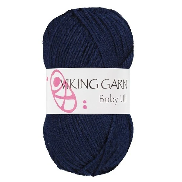 Viking Baby Ull 326 Marineblå
