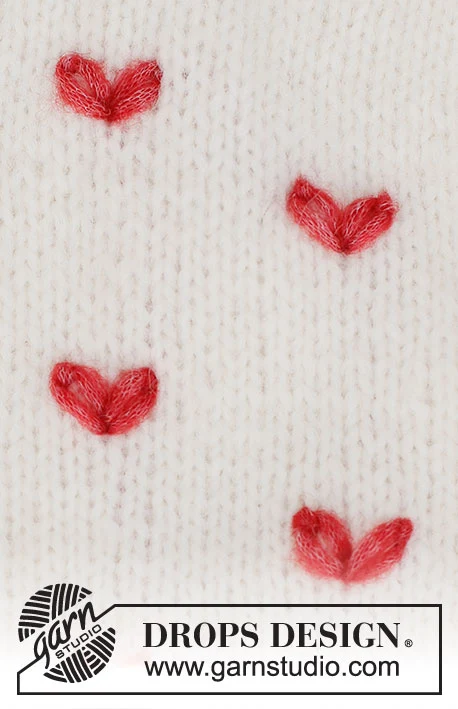 222-49 Fluttering Hearts by DROPS Design