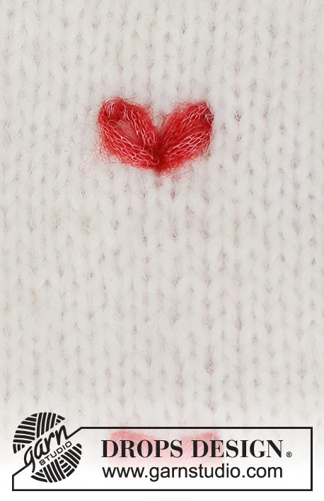 222-49 Fluttering Hearts by DROPS Design