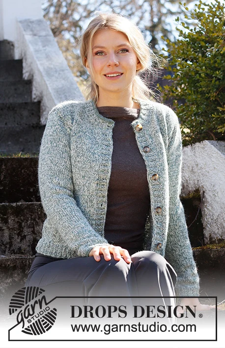 215-32 Mists of Dover Jacket by DROPS Design