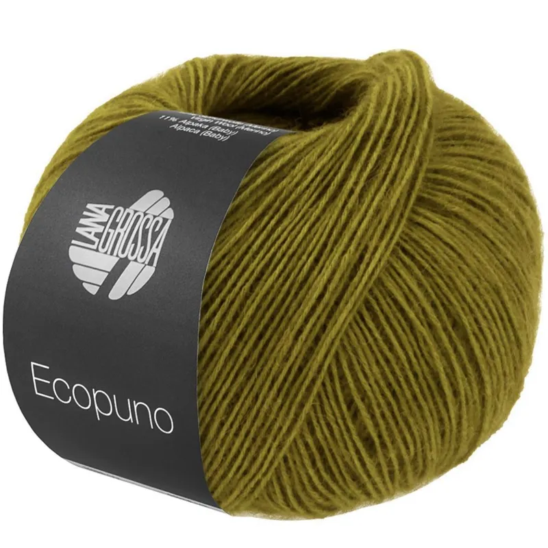 Lana Grossa Ecopuno 220 Oliven