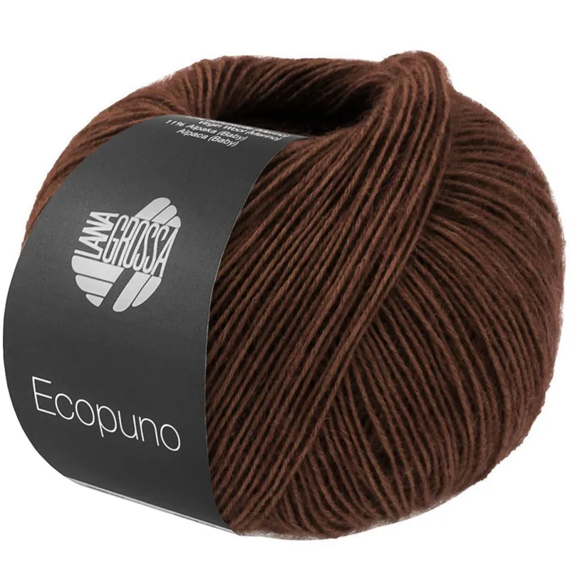 Lana Grossa Ecopuno 224 Chokoladebrun