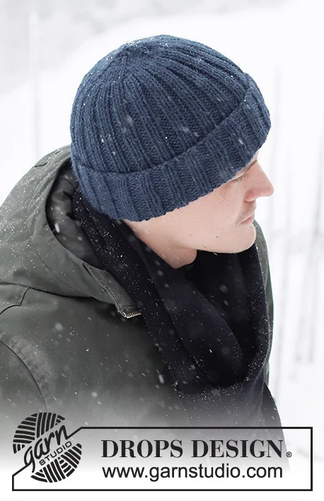 224-27 Icebound Hat by DROPS Design