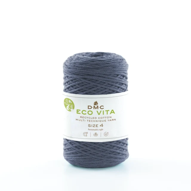 DMC Eco Vita 4 Garn Unicolor 77 Denim blue