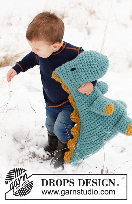 41-29 Dino Cuddles by DROPS Design