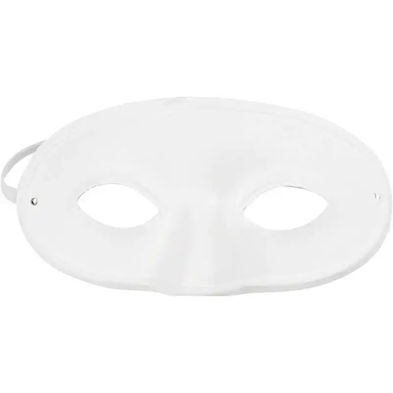 Halvmaske, Hvid,10 stk