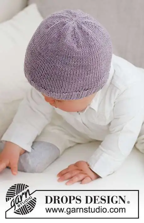 42-18 Sweetheart Beanie by DROPS Design