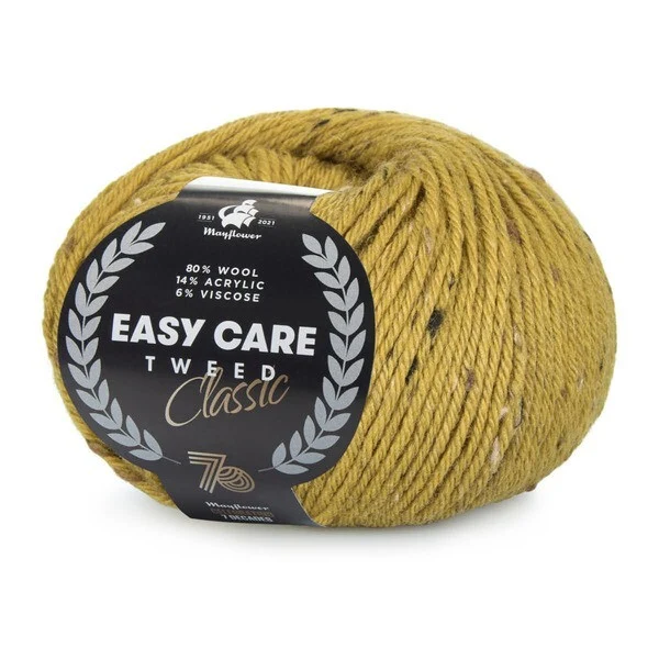 Mayflower Easy Care Classic Tweed 563 Gylden oliven