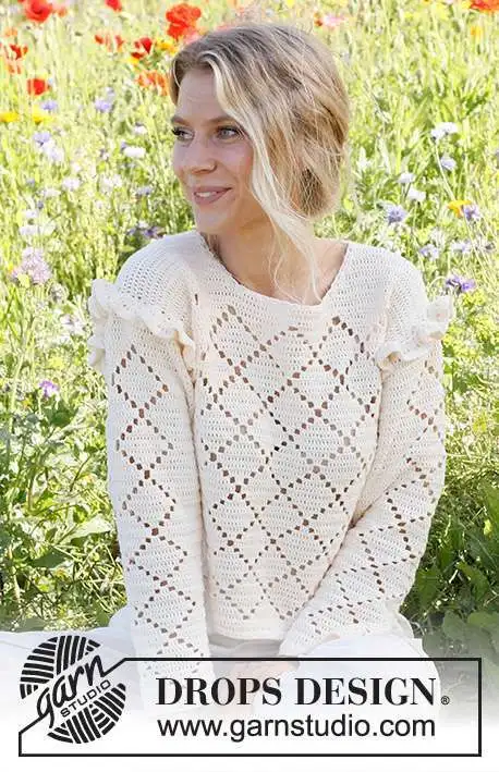 230-44 Harlequin Ruffles by DROPS Design