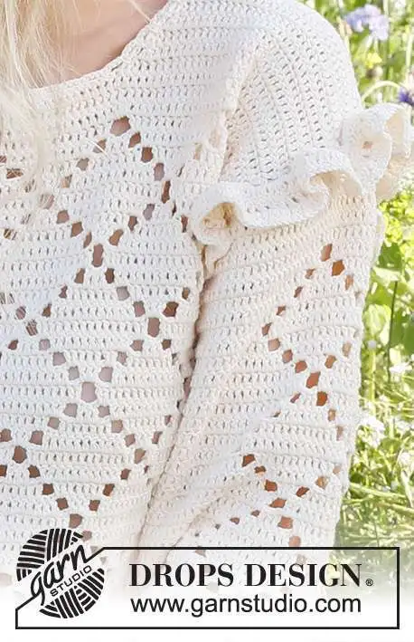 230-44 Harlequin Ruffles by DROPS Design