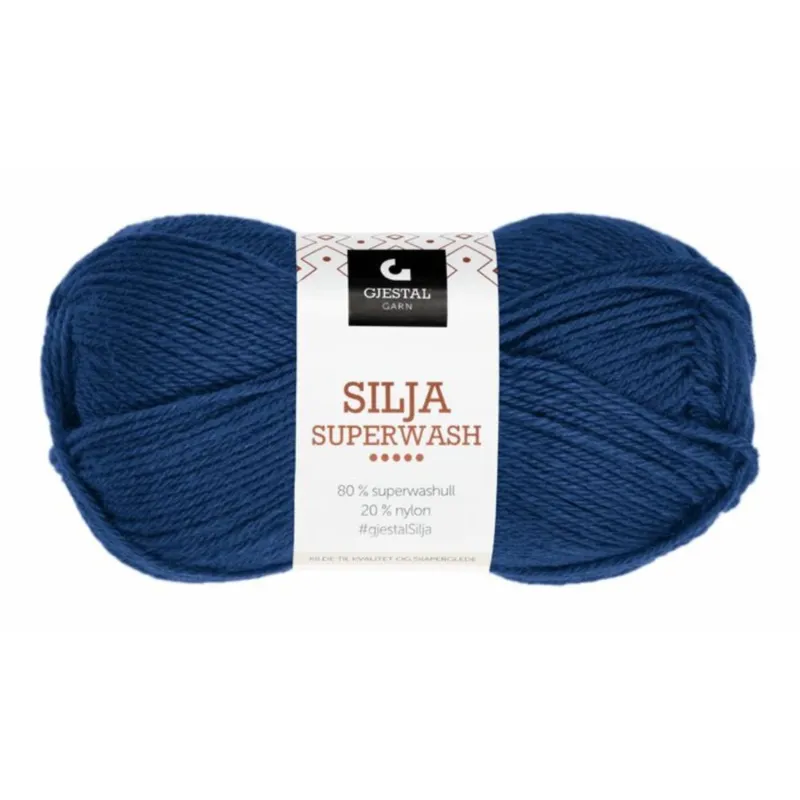 Gjestal Silja Superwash 332 Marineblå