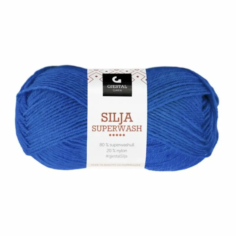 Gjestal Silja Superwash 401 Kongeblå