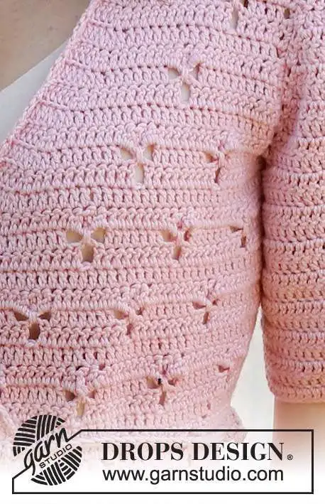 232-35 Hortense Wrap Cardigan by DROPS Design