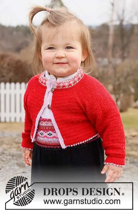 44-2 Hipp Hipp Hurra Jacket by DROPS Design