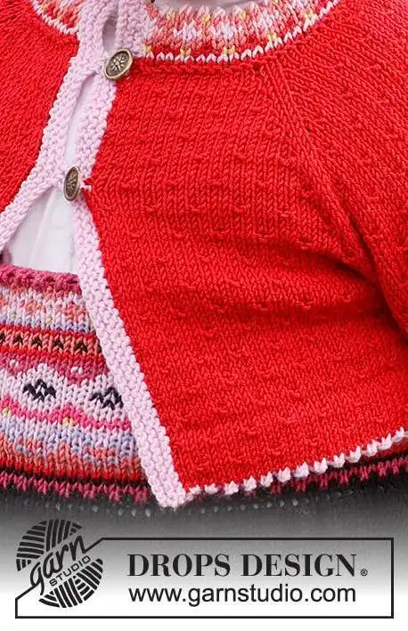 44-2 Hipp Hipp Hurra Jacket by DROPS Design