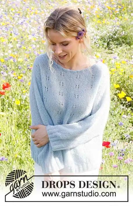 230-49 Blue Butterfly by DROPS Design