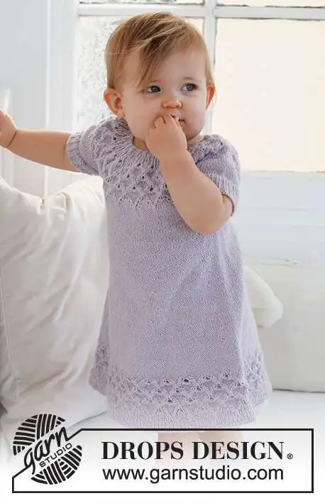 43-11 Bellflower Dress by DROPS Design