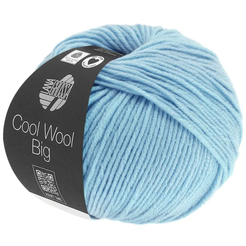 Lana Grossa Cool Wool Big 946 Himmel Blå