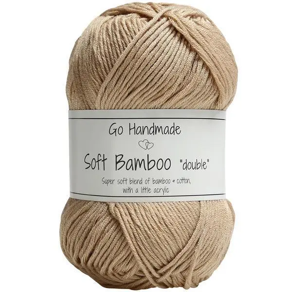 Go Handmade Soft Bamboo "Double" 17753 Valnød