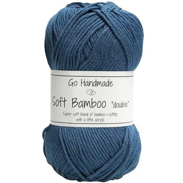 Go Handmade Soft Bamboo "Double" 17764 Blå