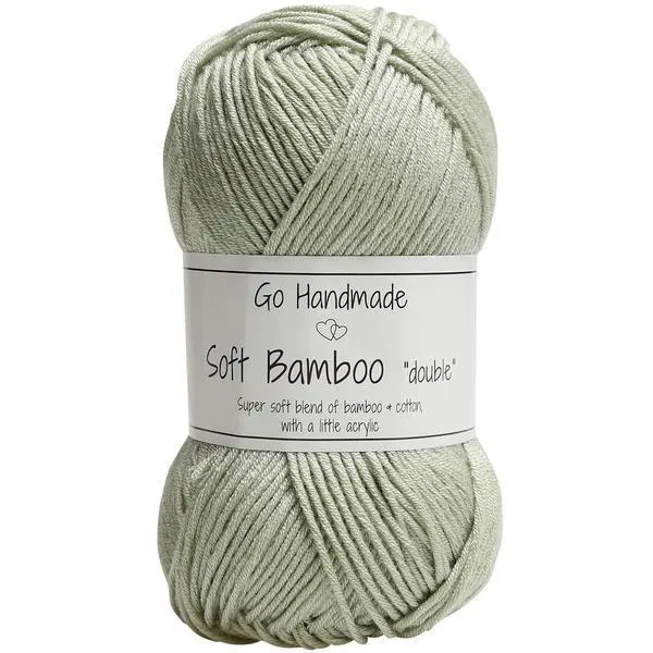 Go Handmade Soft Bamboo "Double" 17767 Forårs grøn