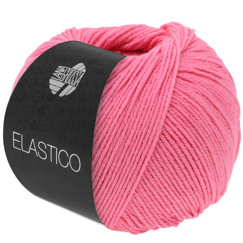 Lana Grossa Elastico 178 Bolsjelyserød